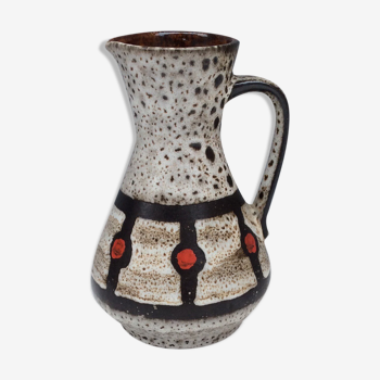 West Germany ceramic pitcher, 1960s