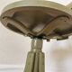 Vintage Thonet Style Bentwood Swivel Chair - Olive Green Retro Armchair