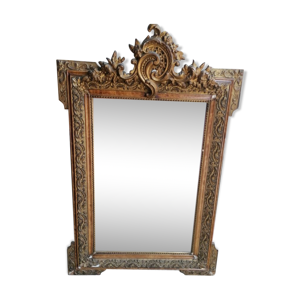 miroir ancien de style - stuc