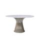 Warren Platner Edited by Knoll Carrara Marble Steel Table, USA, 1970s