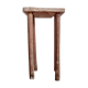 Wooden stool - wooden harness workshop look brutalist
