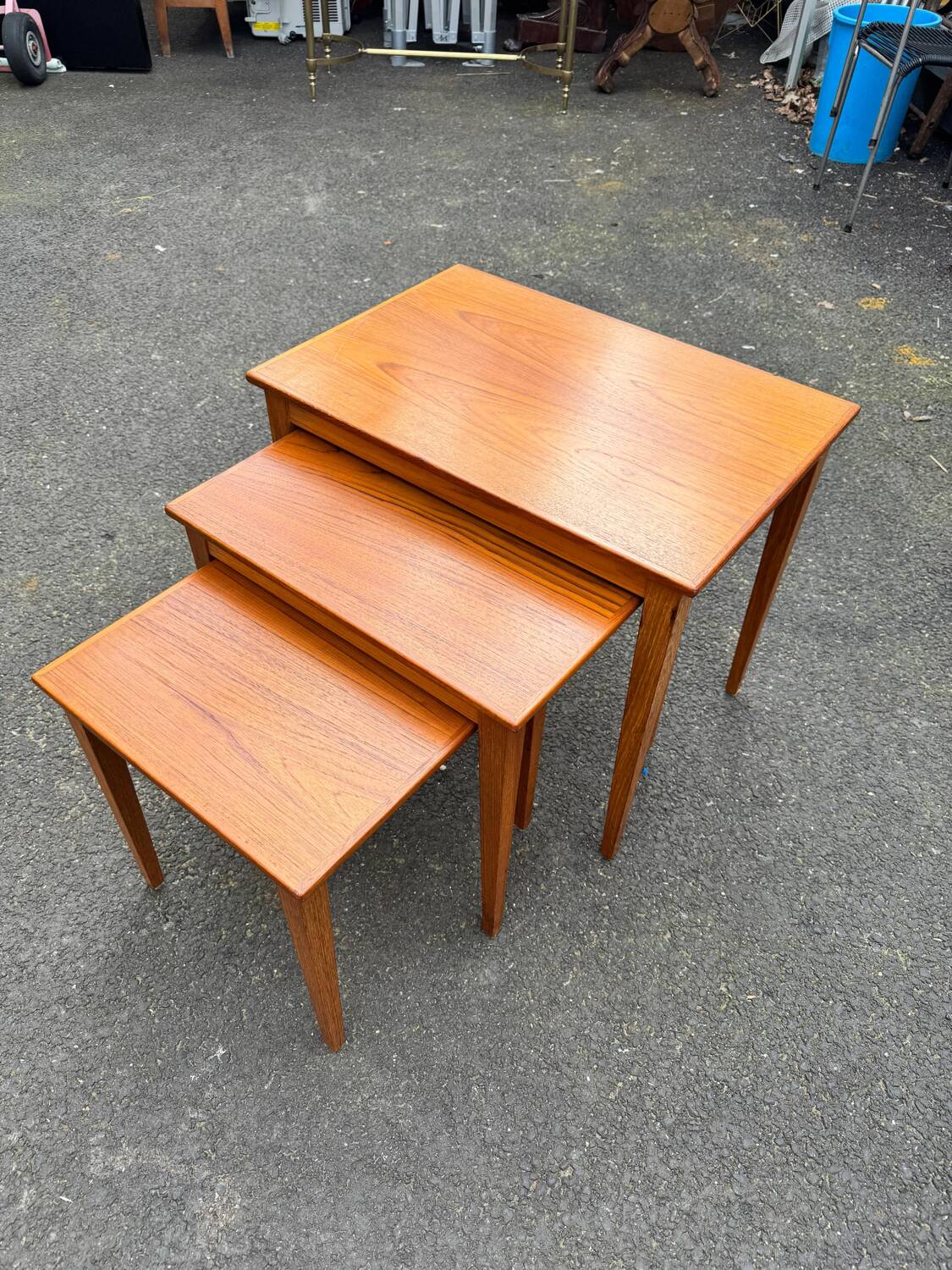 Tables gigognes scandinaves:  Kvalitet Funktion Form. Vintage 60’s