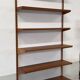 Kai Kristiansen Teak Shelving System, Felballes Møbler. Set of 8.