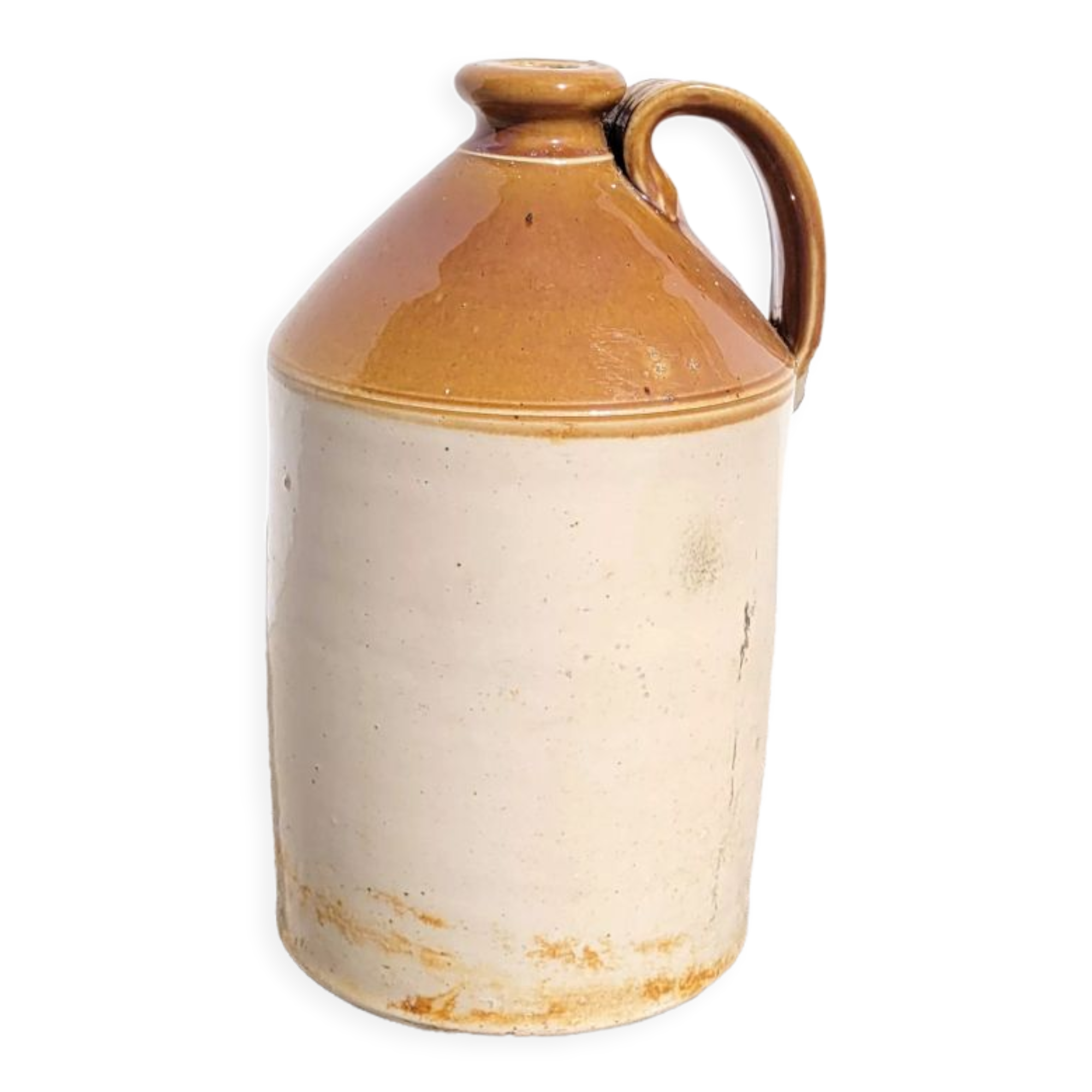 Glazed stoneware jug pot