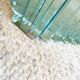 Italian glass coffee table — Luigi Massoni 1970