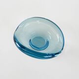 Glass platter, Danish design, 1960s, manufacturer: Holmegaard, designer: Pe