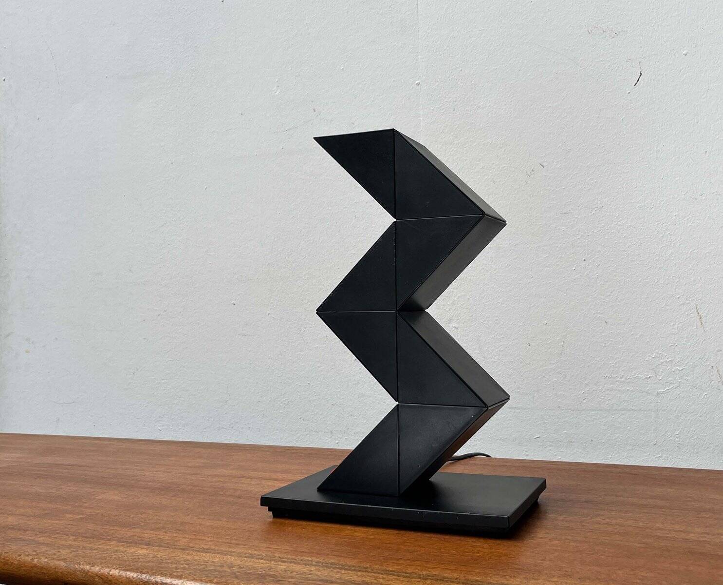 Flexible table lamp Z-Lite Zig Zag postmodern model, 1980s