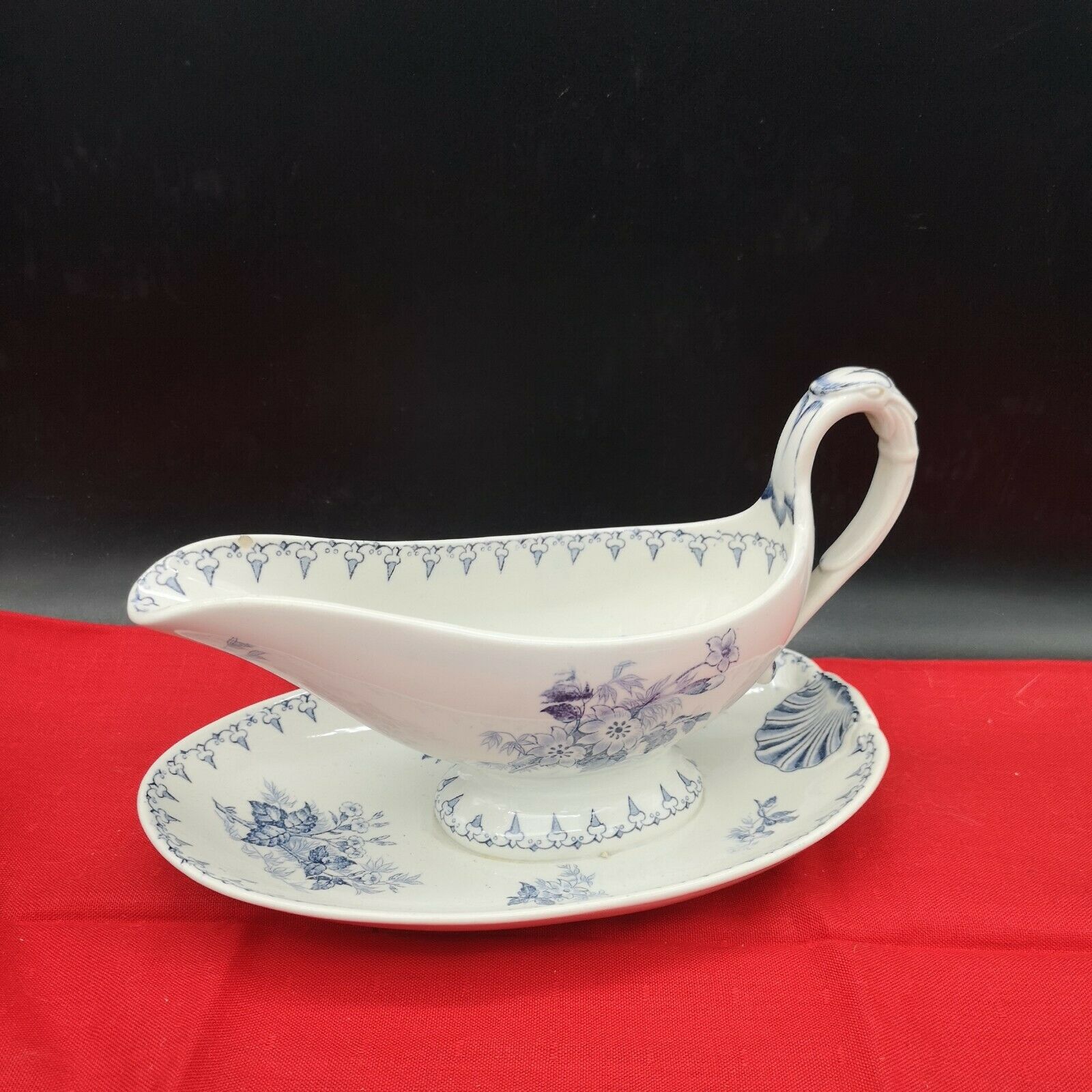 Safaence sausage Sarreguemines model Flora