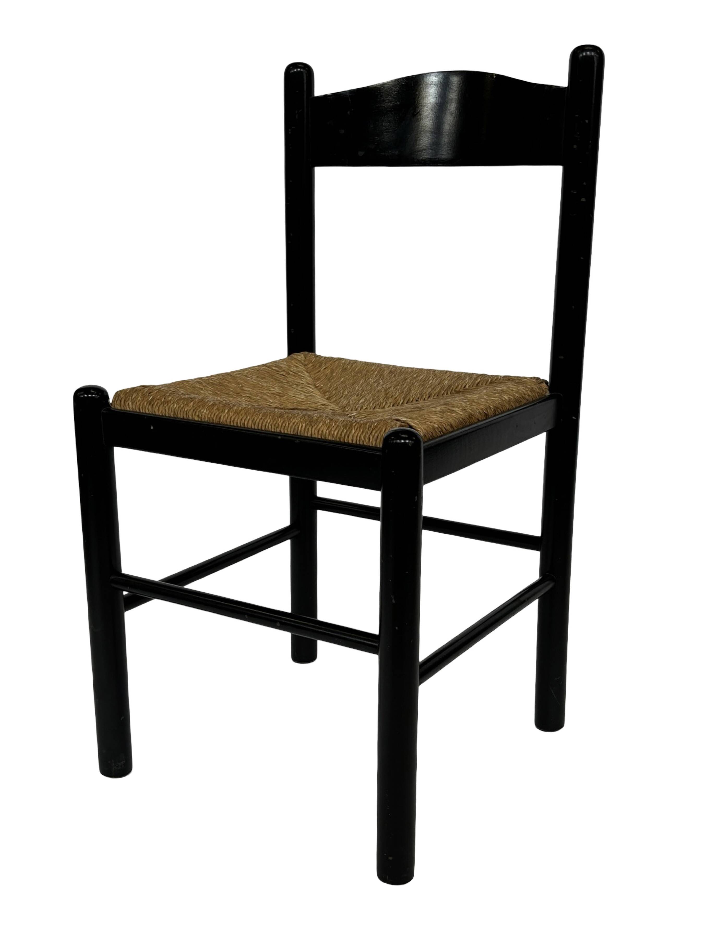 Vintage Rush dining room chair 70's minimalist design