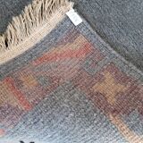 Tapis Vintage Khaden Tibétain en Laine (75cm x 136cm), Années 1970, Éléganc