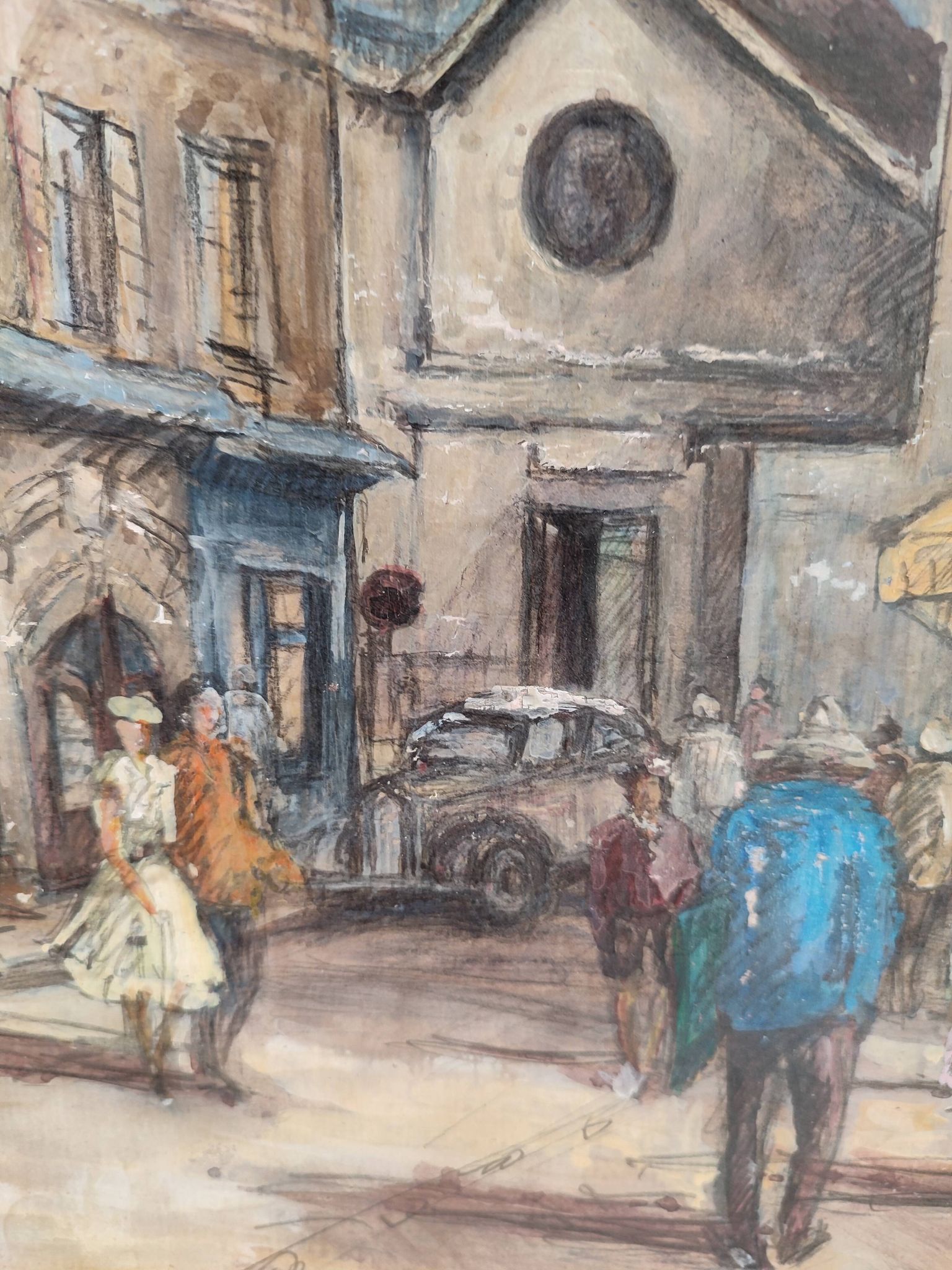 Vue de Paris en peinture