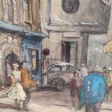 View of Paris in painting