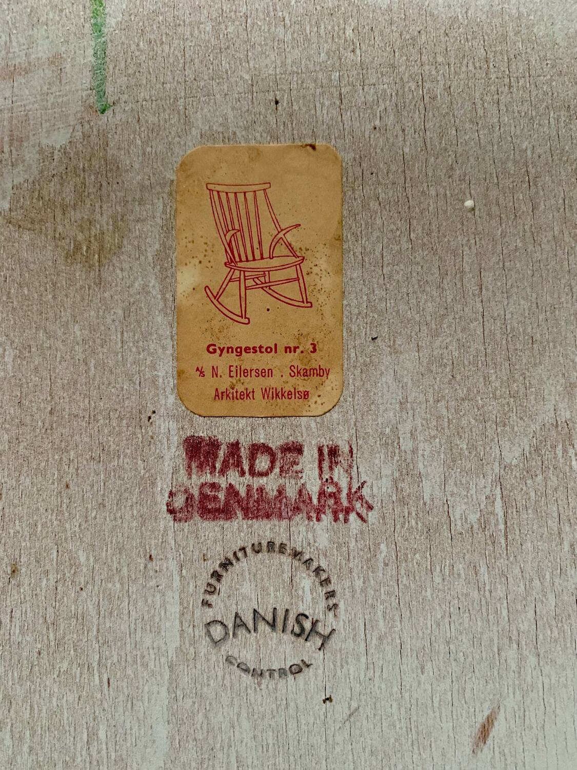 Scandinavian rocking chair