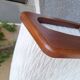Armchairs Wooden Ears Model in White Boucle by Gio Ponti for Manifattura Artigianale Italiana, 1990s, Set of 2