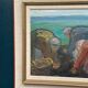 Huile sur toile originale – “Potatisptortning” par Einar Emland