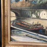 French School, 20th century, Notre-Dame-de-Paris, oil on canvas