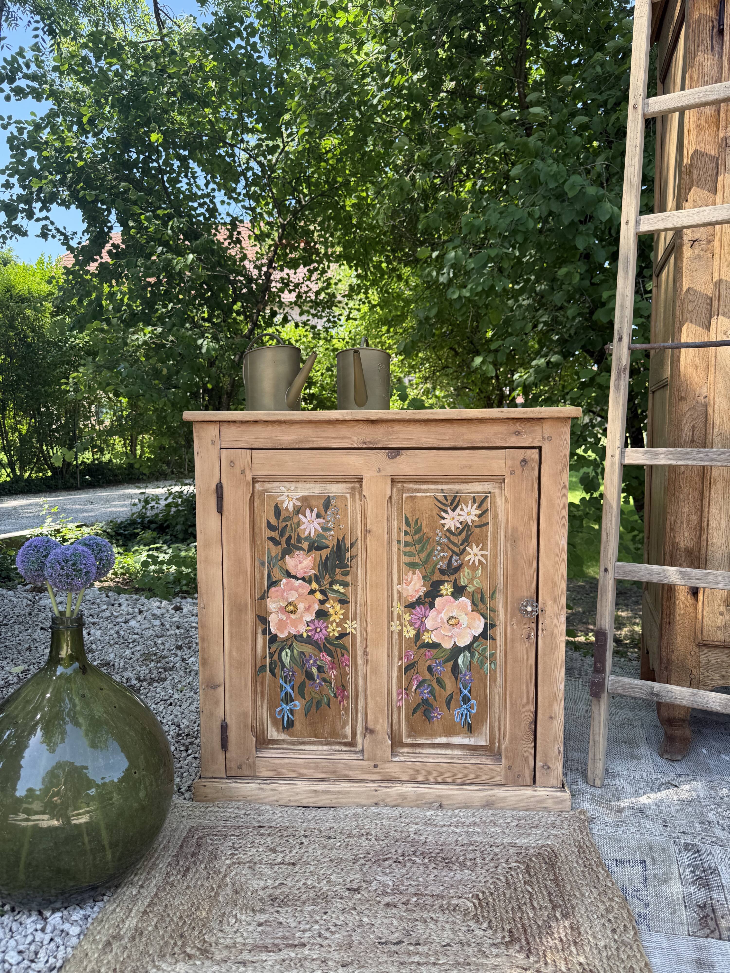 Antique confiturier, renovated wood