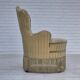 1970s, pair of Danish armchairs, original condition, green furniture velour.