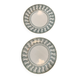 Pair of iron earth plates
