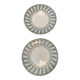 Pair of iron earth plates