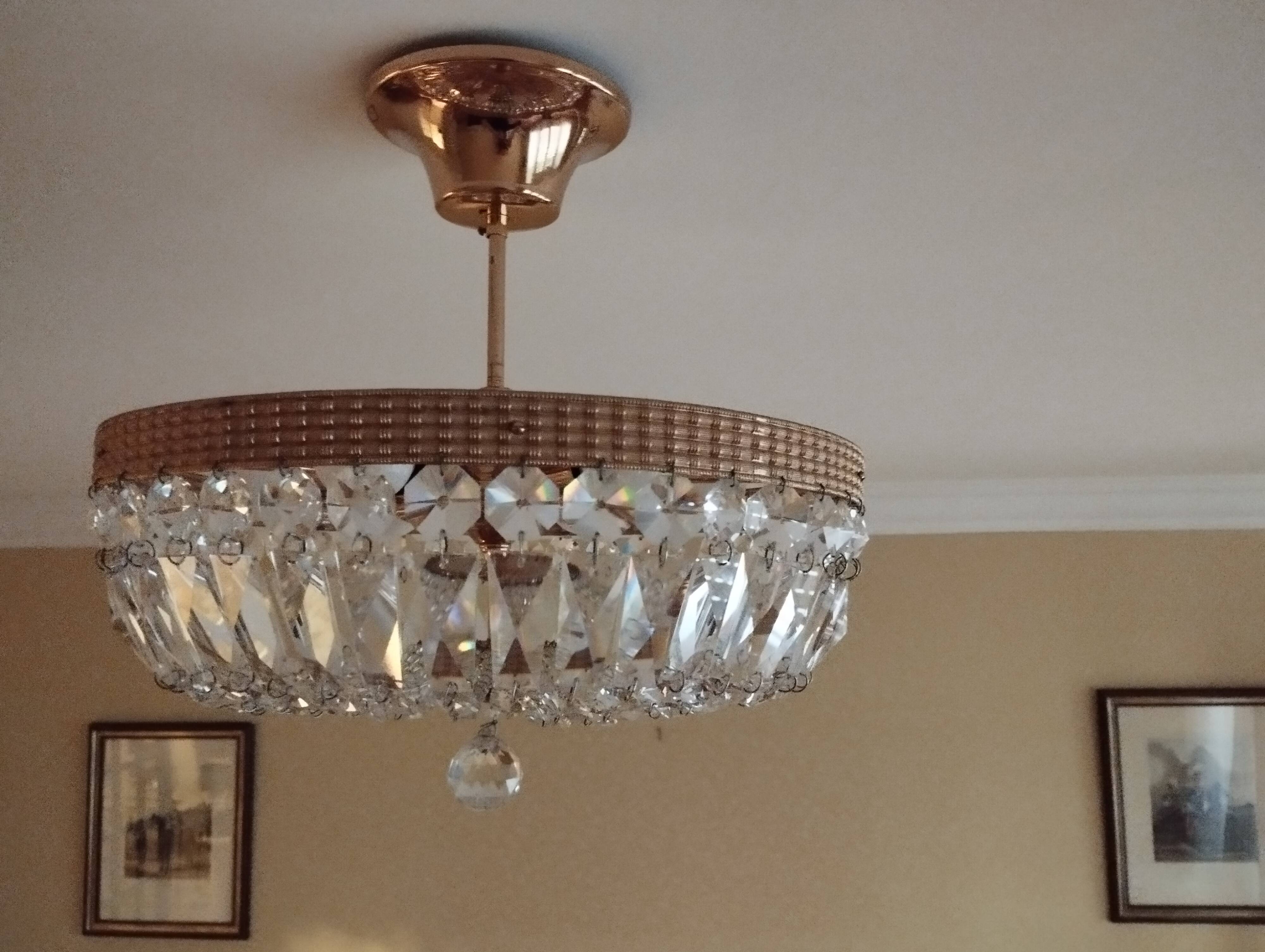Rhinestone chandelier