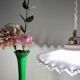 Vintage lampshade pendant light in white opaline