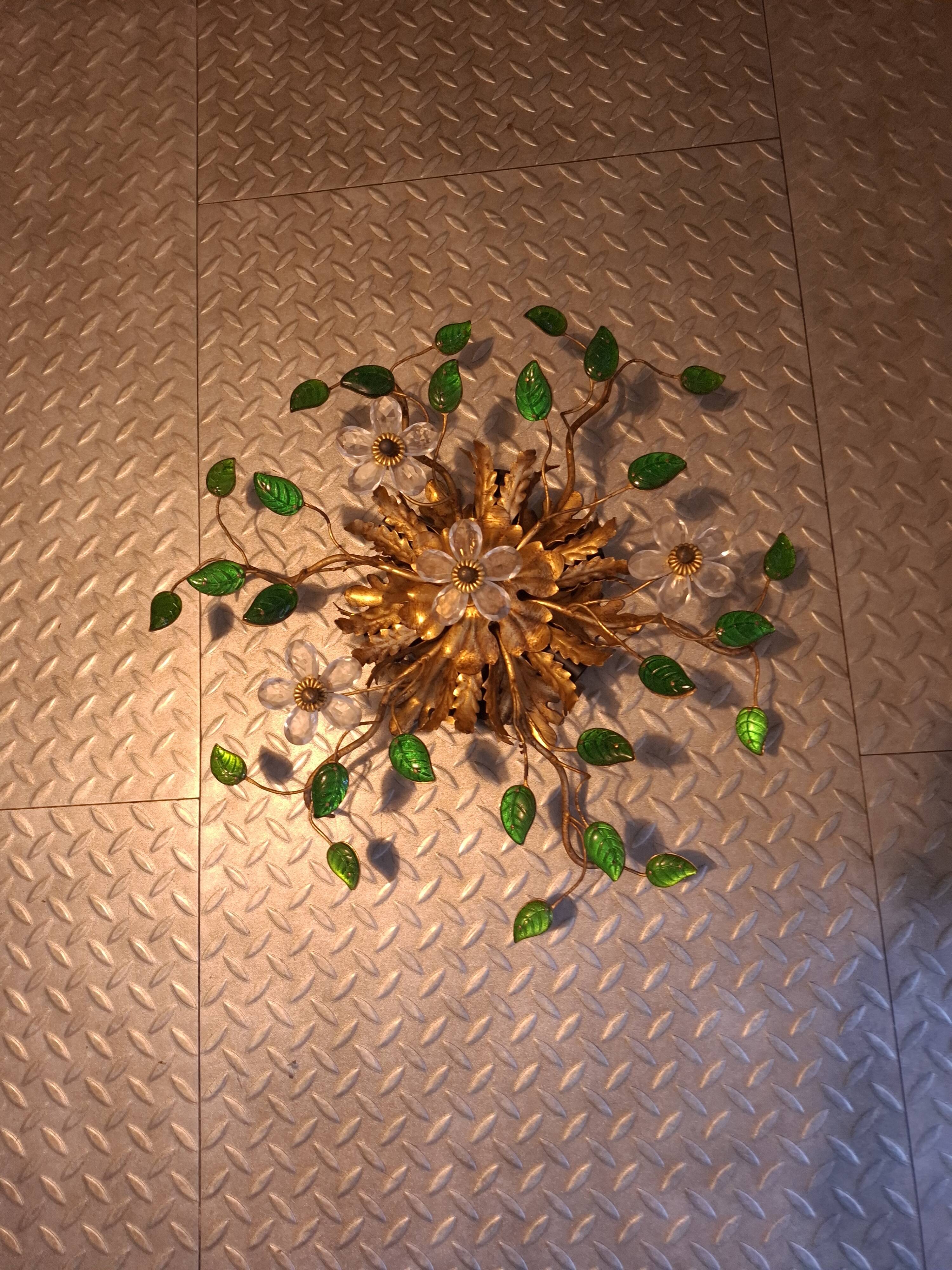Murano ceiling light by Banci Firenze
