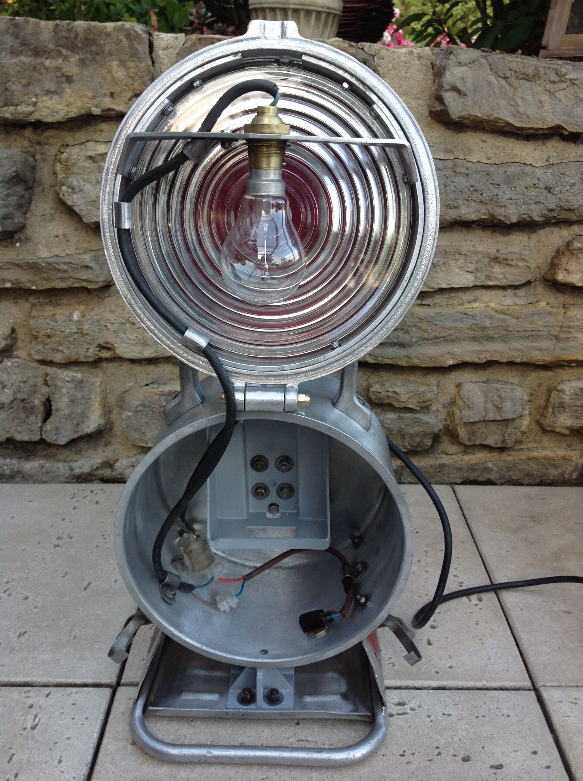 Former SNCF lantern - vintage 70s