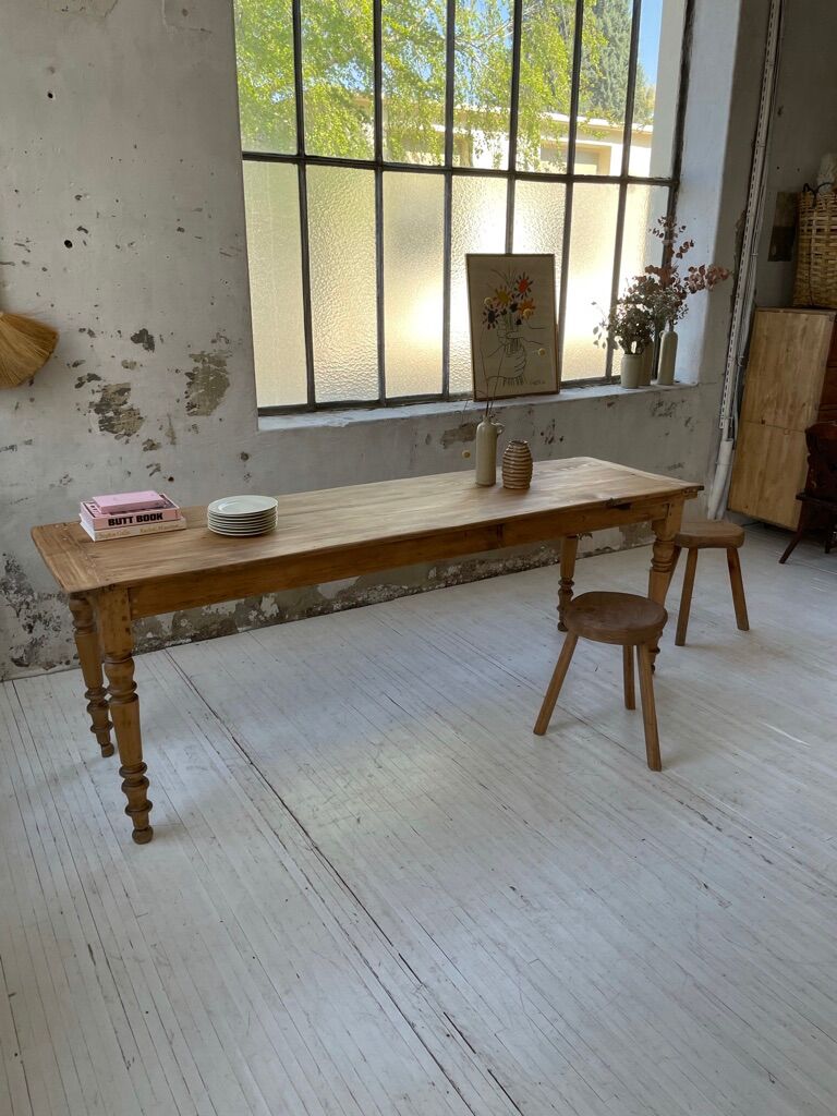 Farm table bistro pine and cherry 210cm