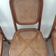 Series of 6 bistro chairs from the 50s patented SGDG