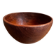 Large vintage monoxyle wooden bowl H 18 / D neck 30 cm