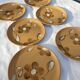 Set 6 flat plates D19.5 Nadège 1970 Sarreguemines
