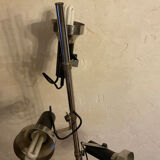 Vintage e-reader floor lamp 3 spots years 70
