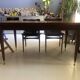 Mid-century Scandinavian dining table (with integrated extensions)
