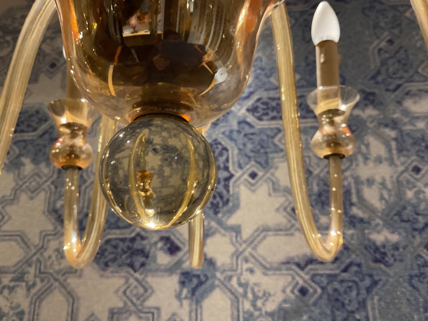 Murano glass chandelier by Majo