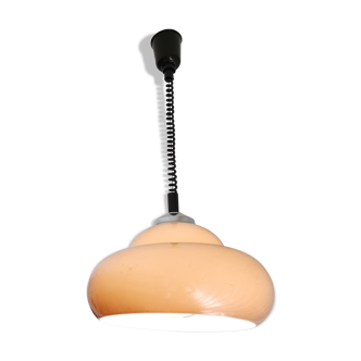 Lampe vintage italienne en acrylique du milieu du siècle