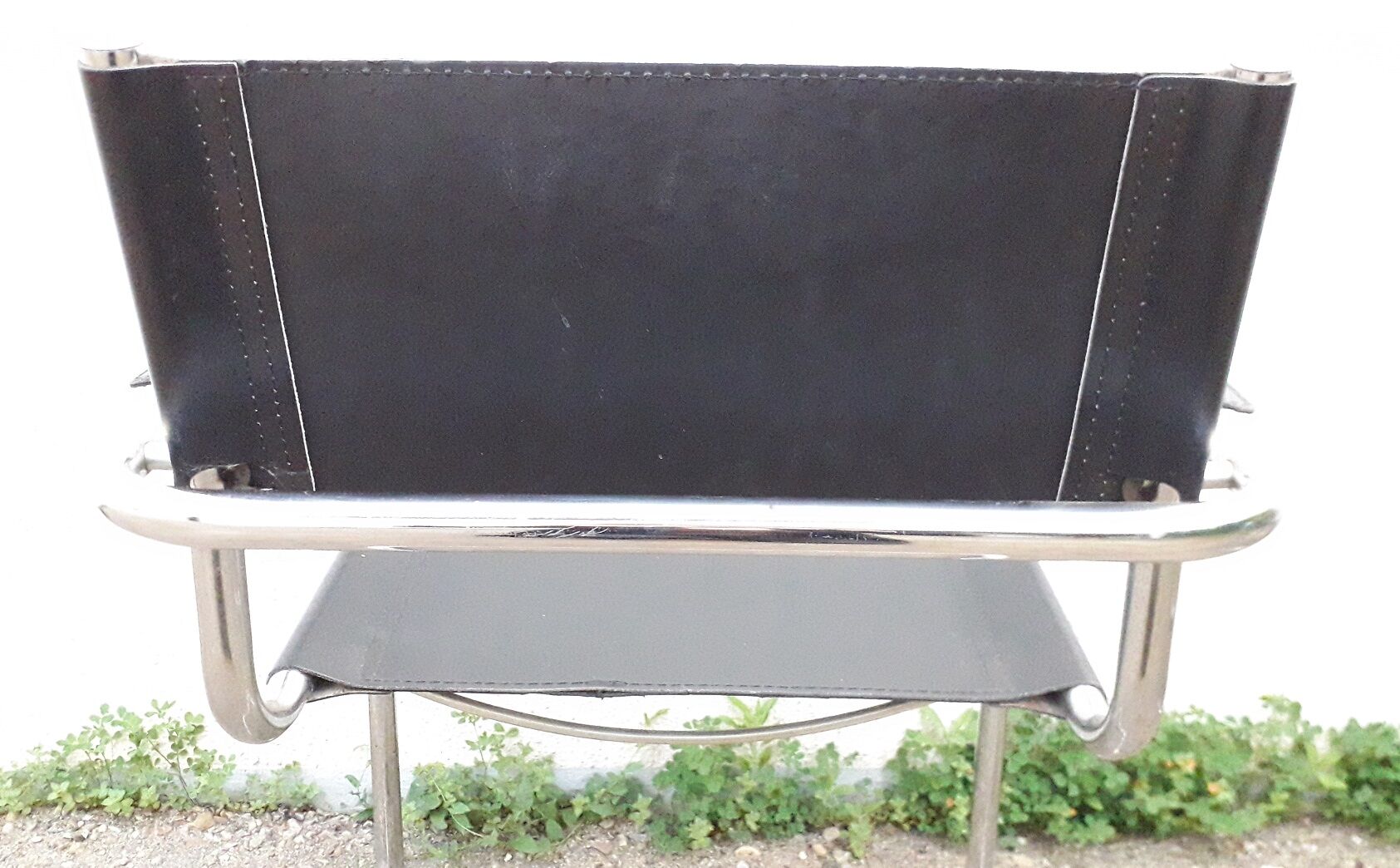 Black design armchair