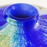Murano glass vase with gold leaf inclusion, 12 cm, Italy