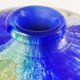 Murano glass vase with gold leaf inclusion, 12 cm, Italy