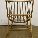 Fauteuil en bambou et rotin