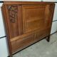 1930s headboard in solid oak