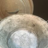 Basin & zinc lid Ø 43