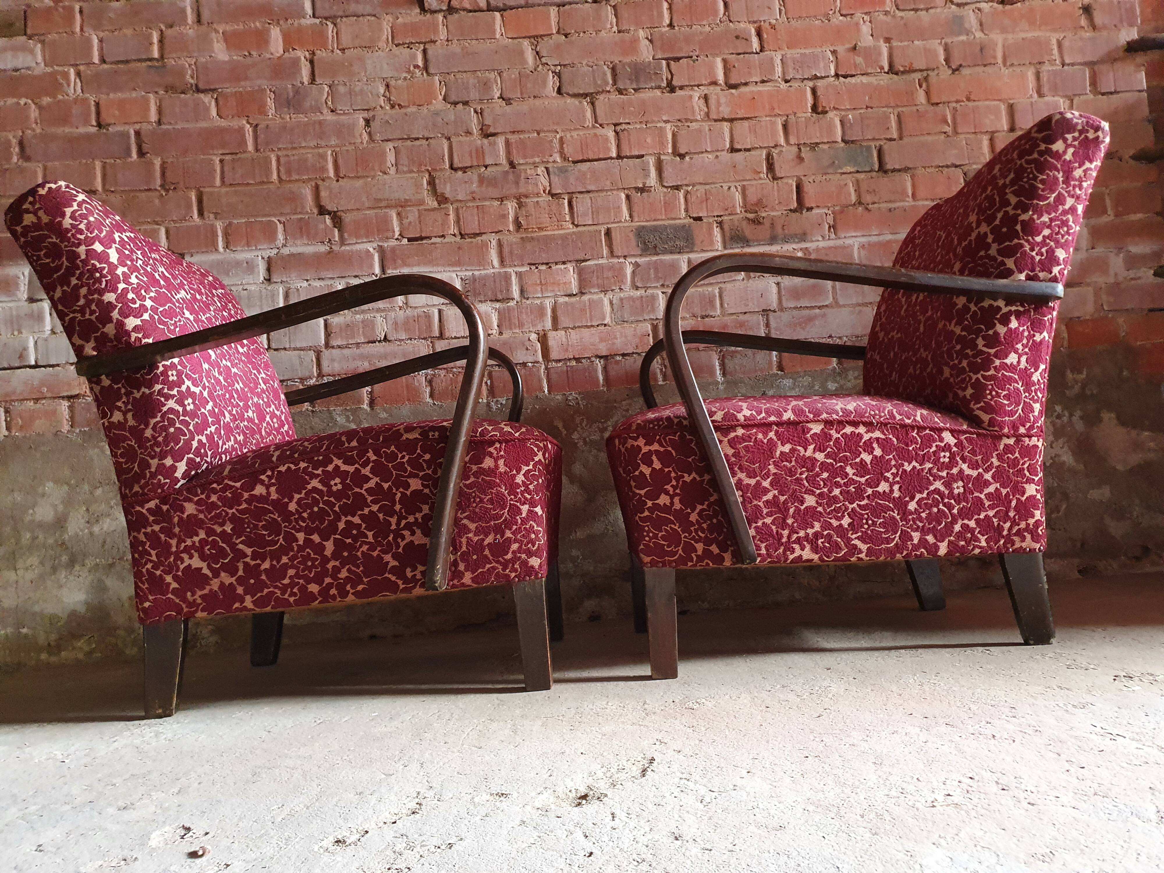 Paire de fauteuils 1950