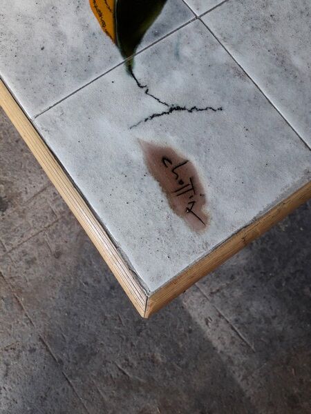 Ceramic coffee table, 1950