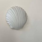 Applique vintage coquillage, opaline, Limburg Allemagne 1960