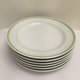 Suite of 6 dessert plates