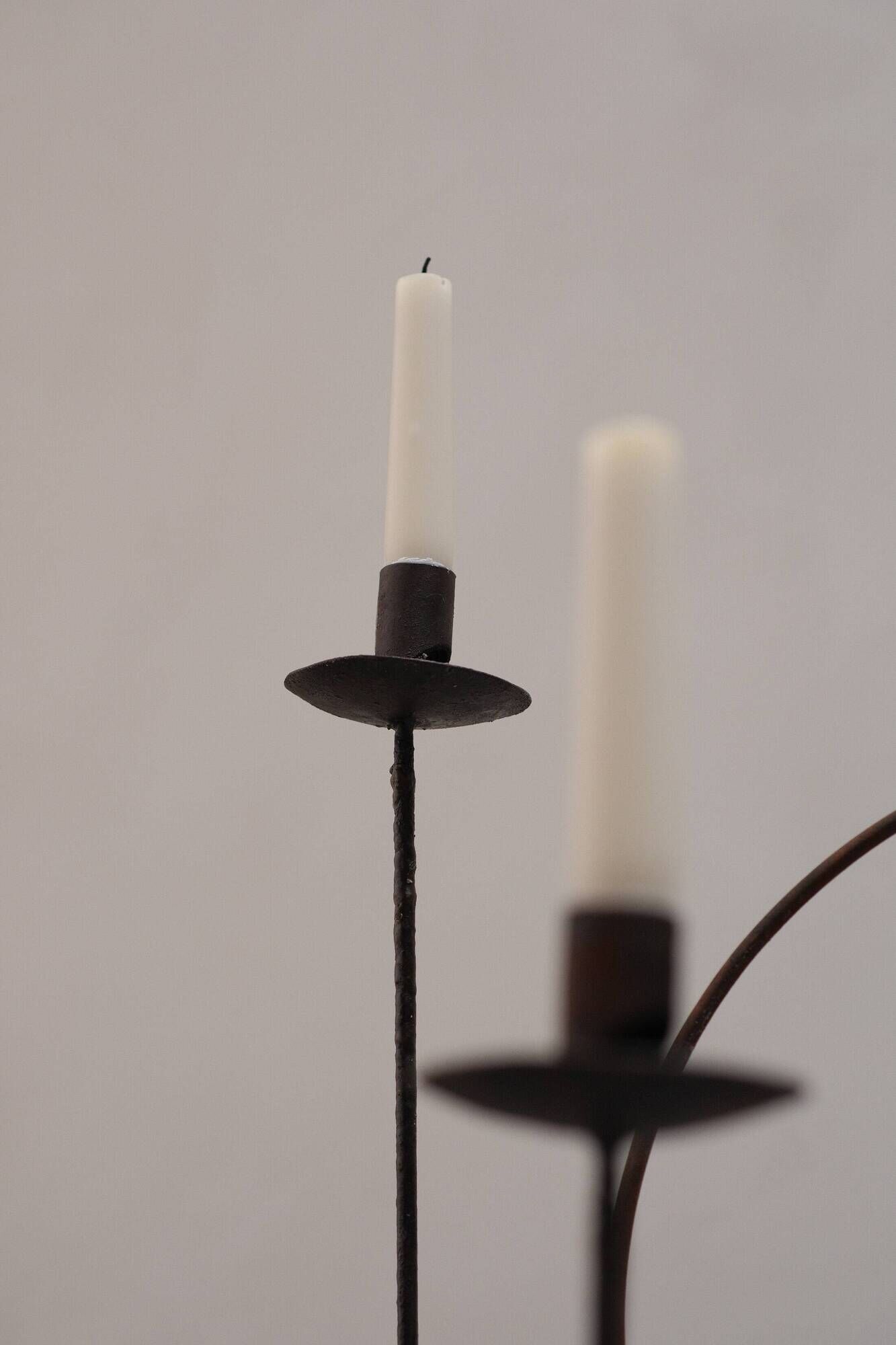 Pair of floor candlesticks