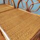 Pair of vintage rattan bedside tables - side tables