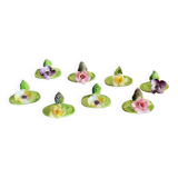 Porcelain flower name holders
