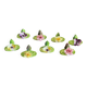Porcelain flower name holders